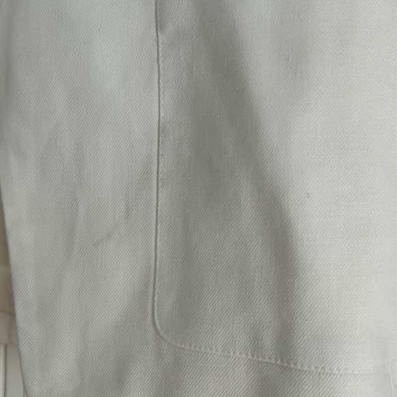 J. Crew Helena blazer in stretch linen blend BX793 Size 10 white - Picture 4 of 6